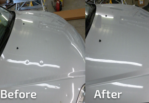 Before and After of Dent Repair